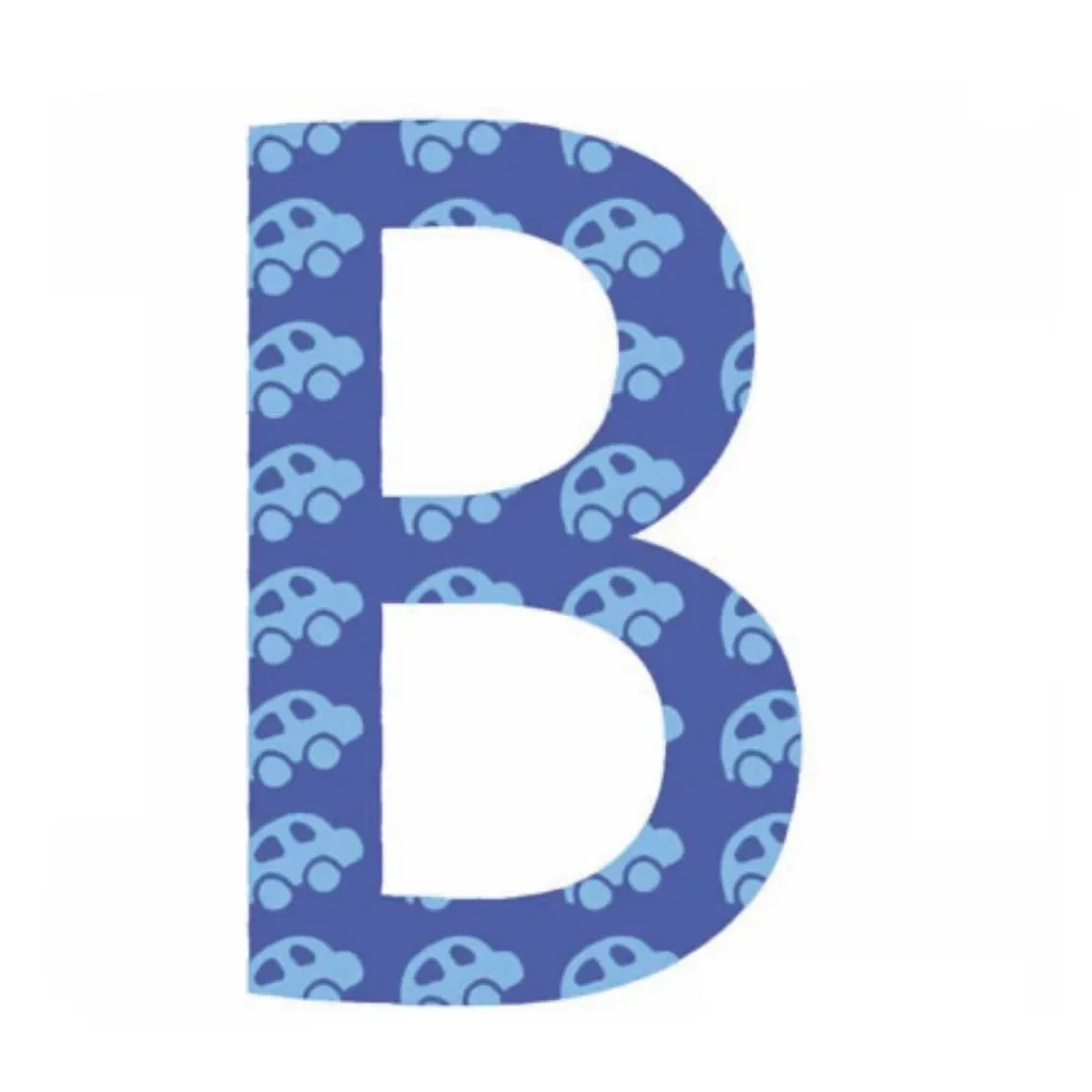 Lilipinso sticker bleu lettre b