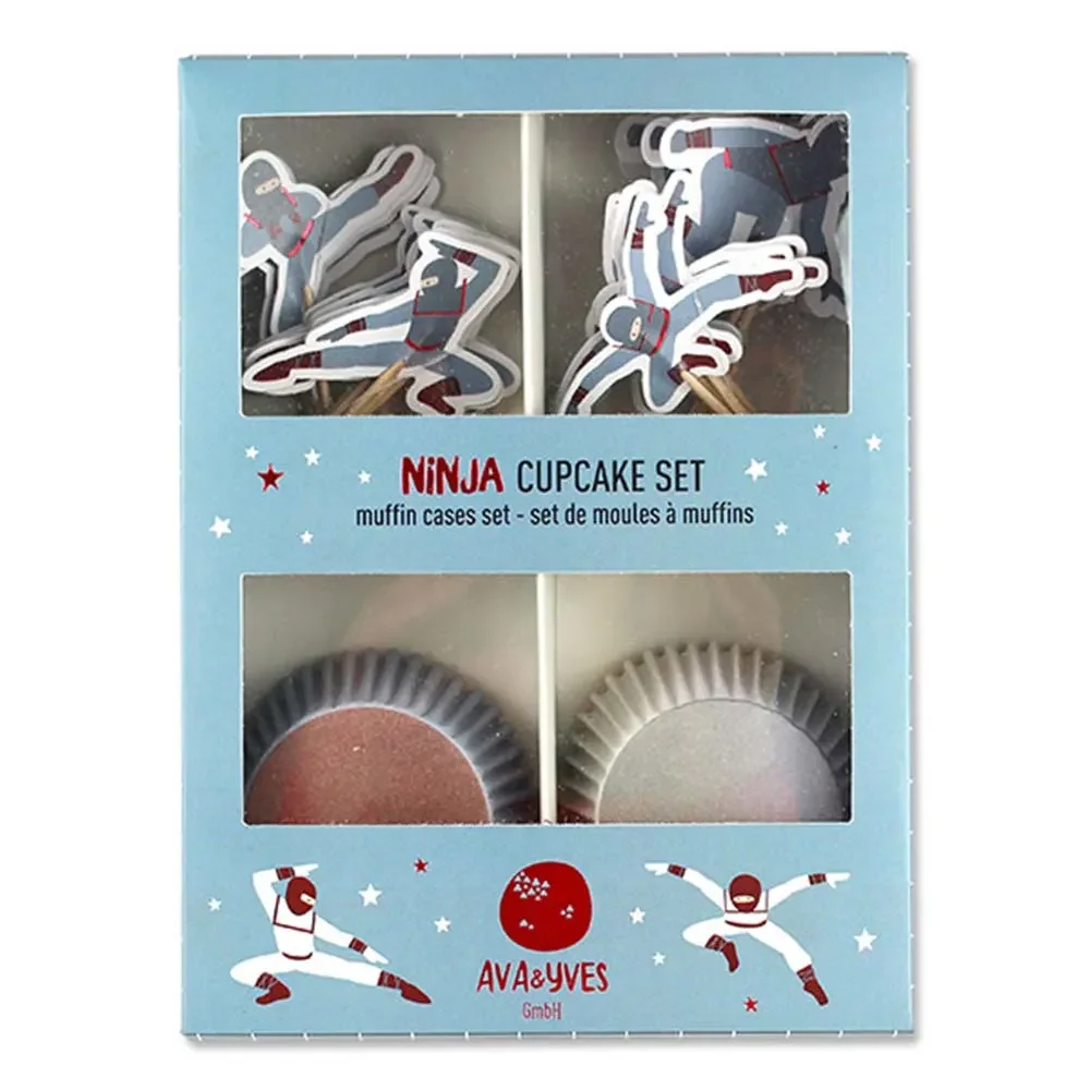 "Ava & Yves Ensemble de cupcakes Ninjas image"