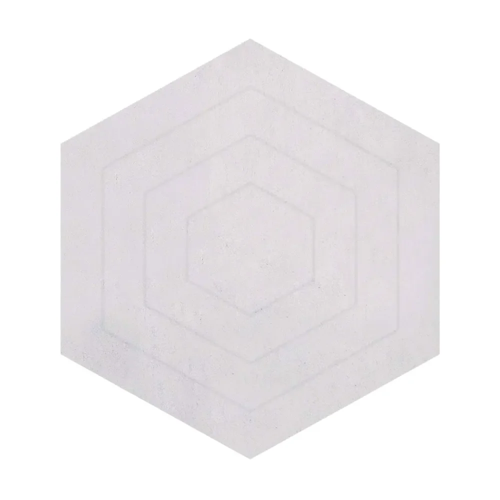 "Lilipinso Tapis Hexagon gris bleu image"