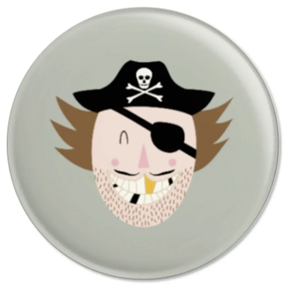 "Ava & Yves Enfant Bouton / Badge Pirate image"