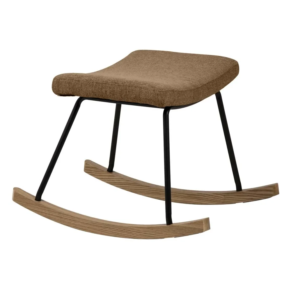 "Quax Tabouret de pied pour chaise à bascule / chaise d'allaitement De Luxe latte image"