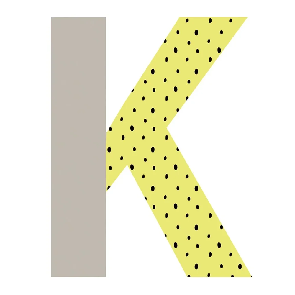 "Lilipinso stickers muraux Happy lettre K image"