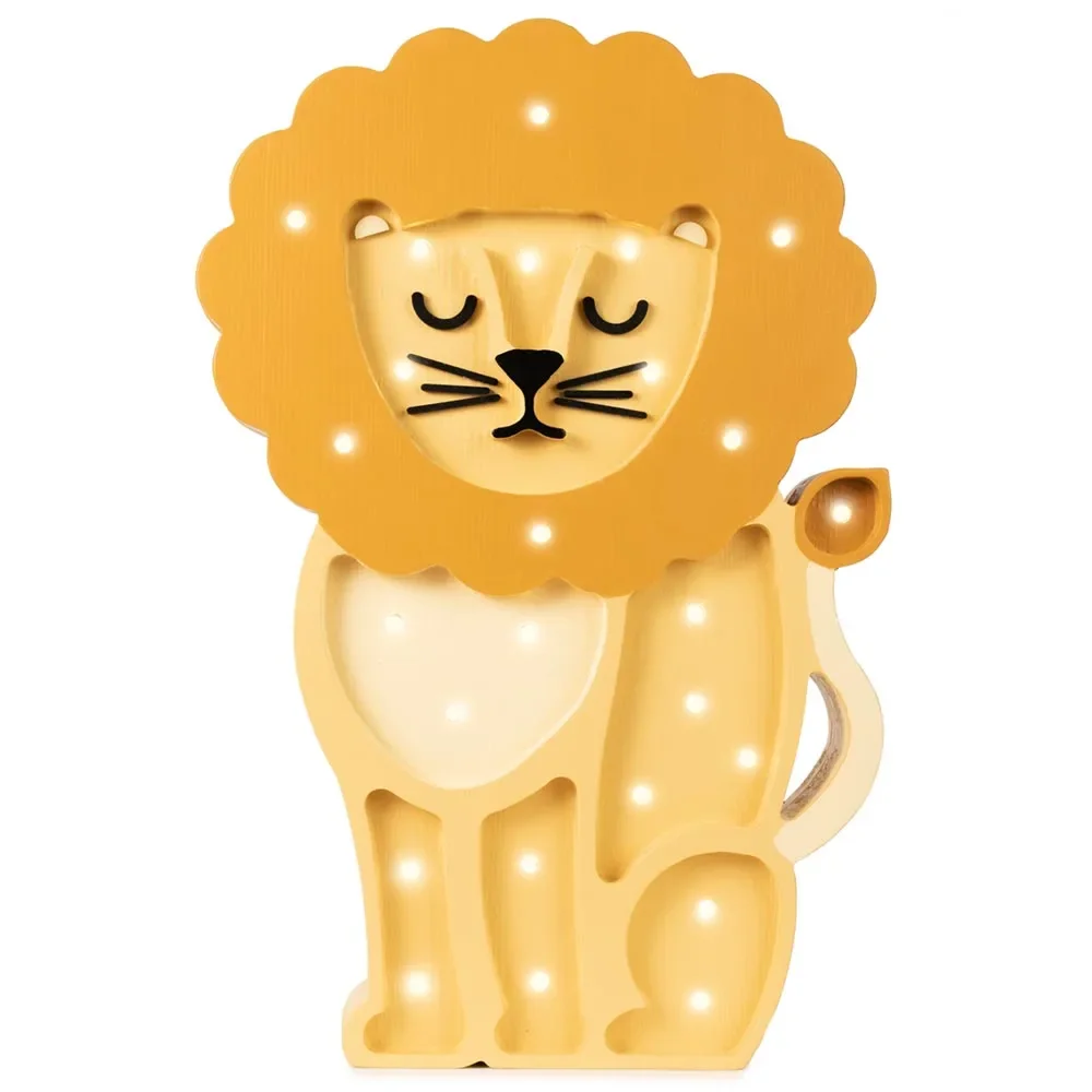 "little lights Led Decoration lampe enfant lion image"