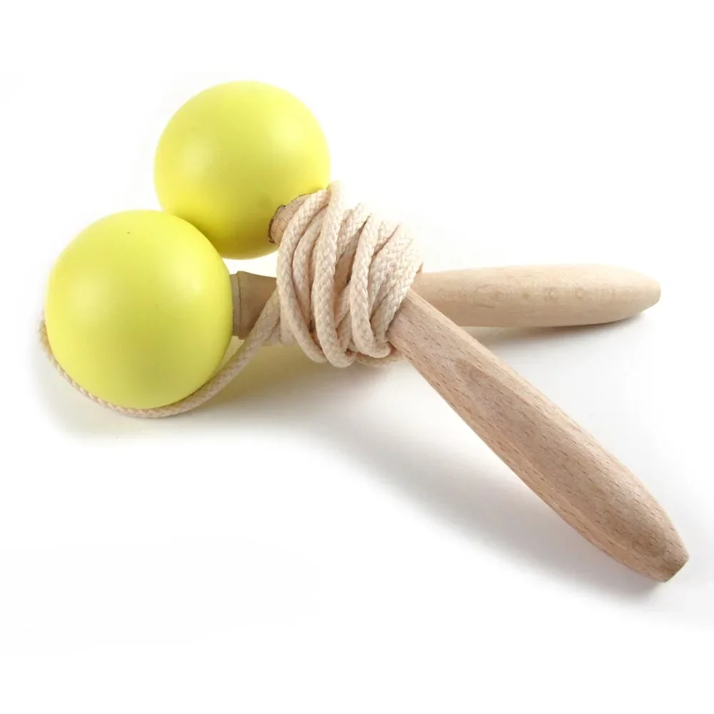 Nobodinoz Corde à sauter bois jaune