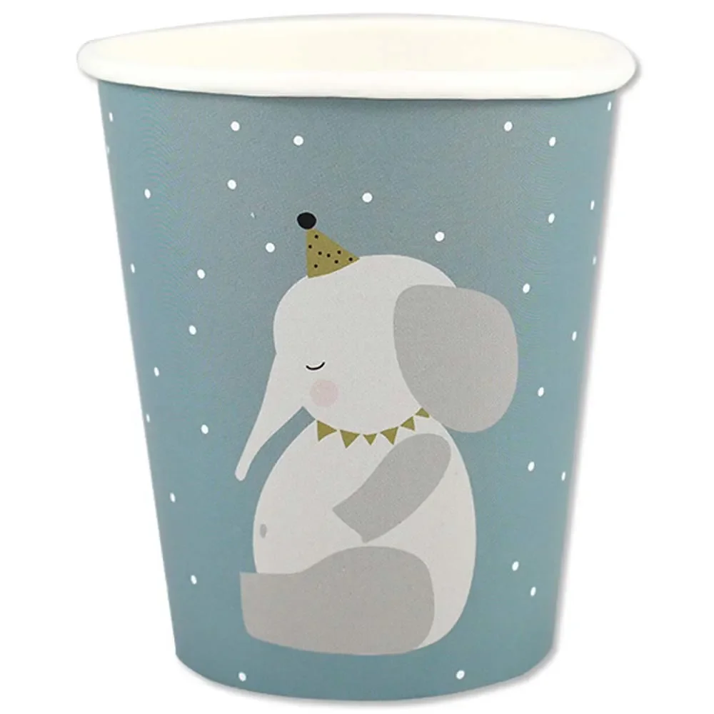 "Ava & Yves Set de gobelets en carton Animaux image"