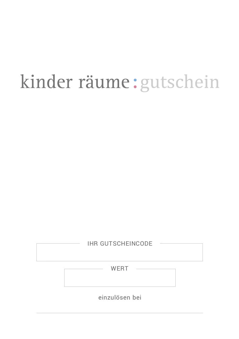 kinder räume Bon d'achat