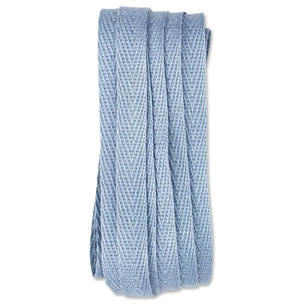 "Ava & Yves Ruban cadeau coton poudré bleu image"