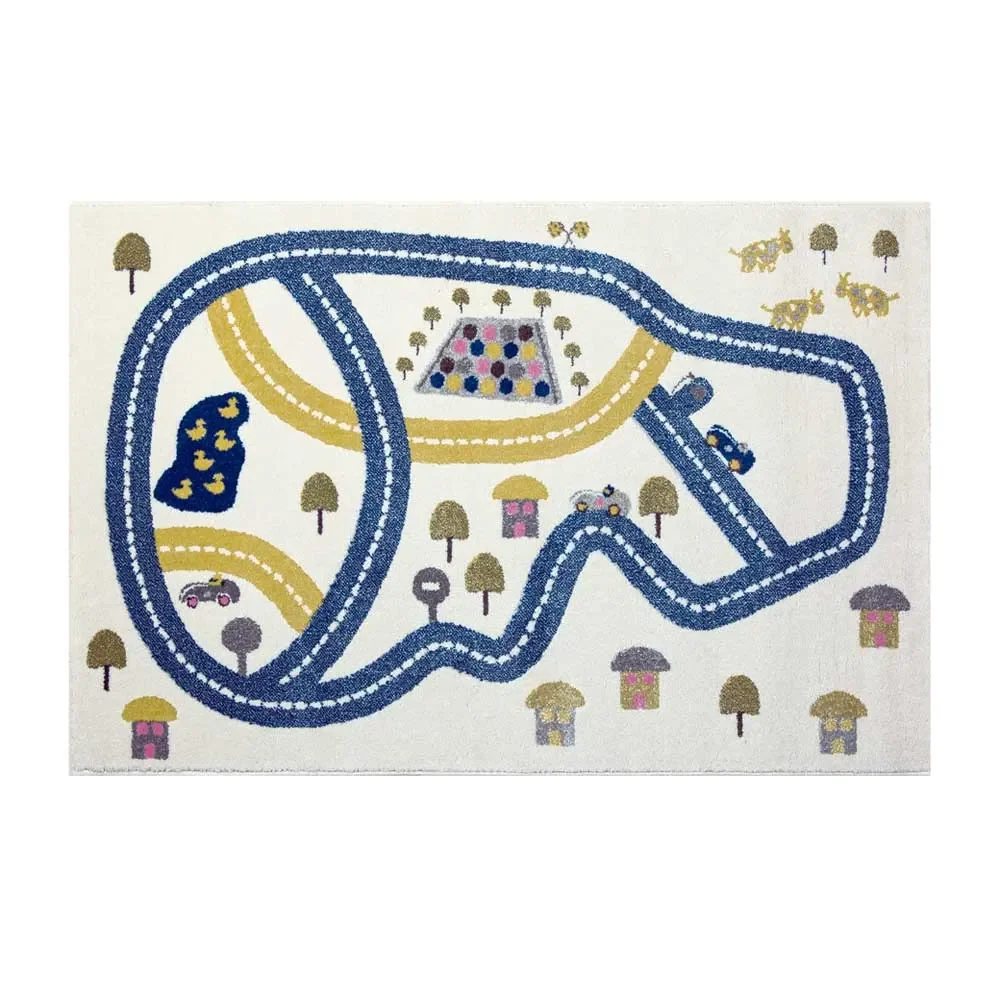 Art for Kids tapis enfant circuit de course 80 x 150