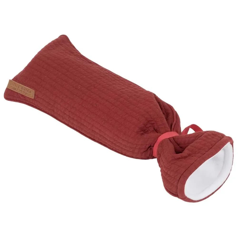 "Little Dutch Housse bouillotte rouge uni "Pure Red image"