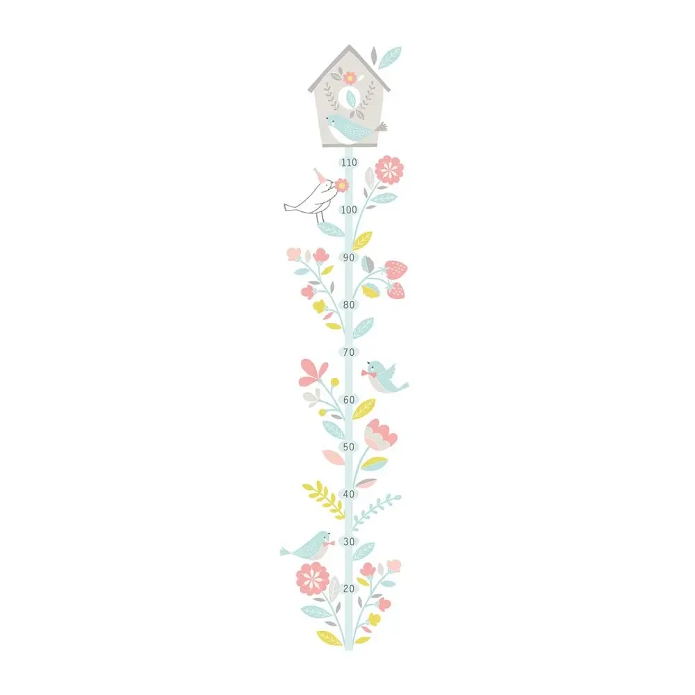 "Lilipinso Toise autocollante maison d'oiseaux pastel image"