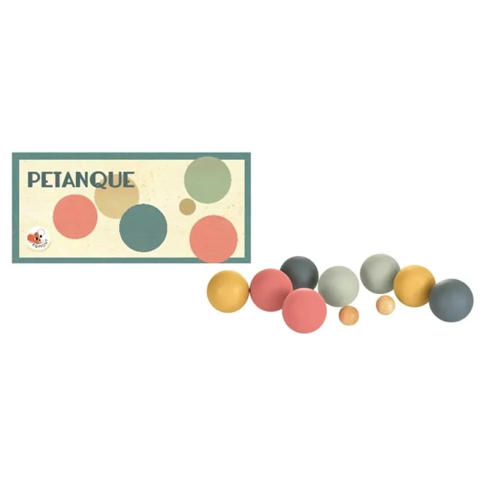 "Egmont Toys Pétanque - Boccia bois pastel image"