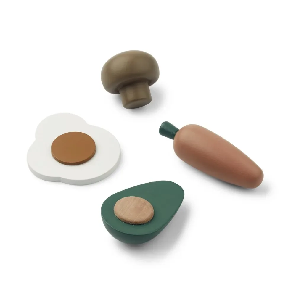 "Liewood Jouets alimentaires "Fernandes" bois vert image"