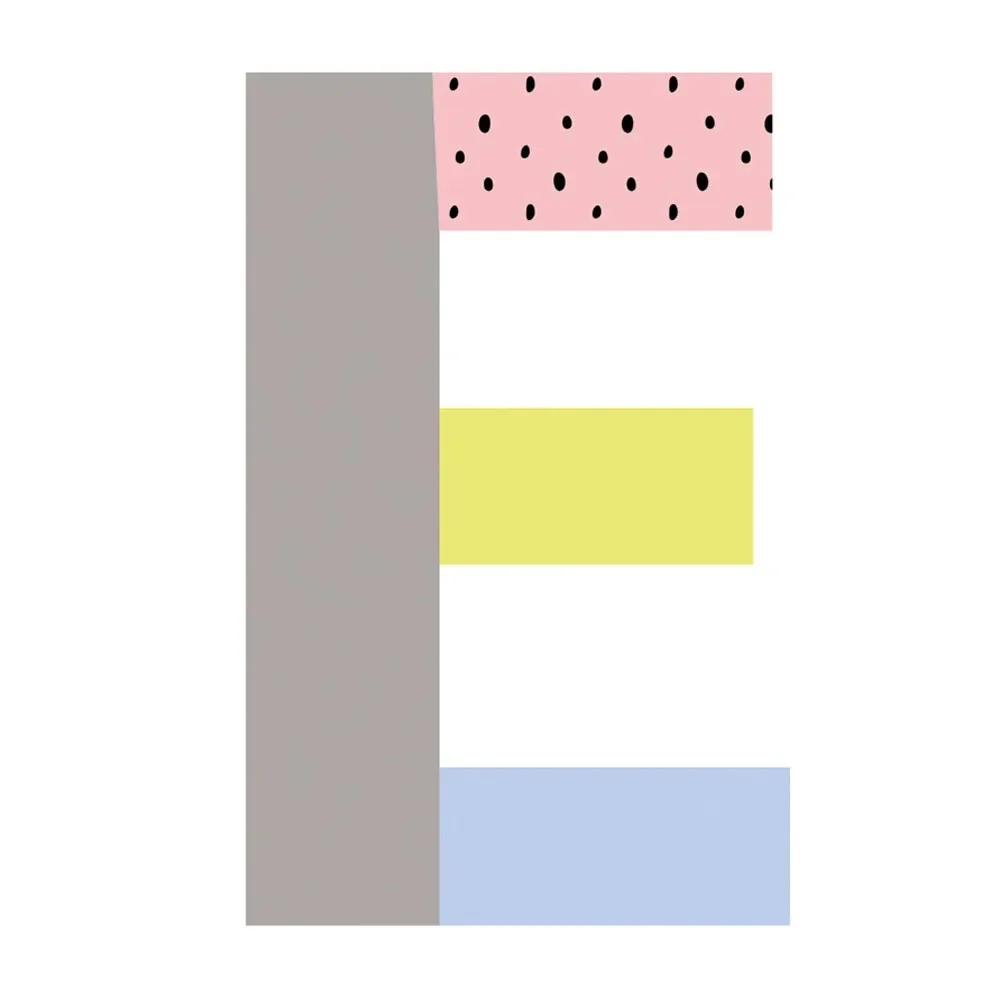 "Lilipinso stickers muraux Happy lettre E image"