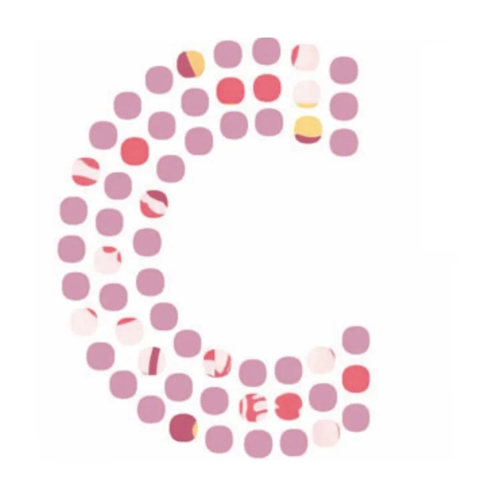 "Lilipinso sticker rose lettre c image"