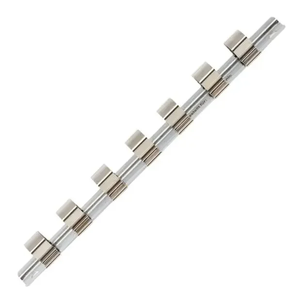 "Rail de Rangement d'Outils 200mm avec 7 Clips image"
