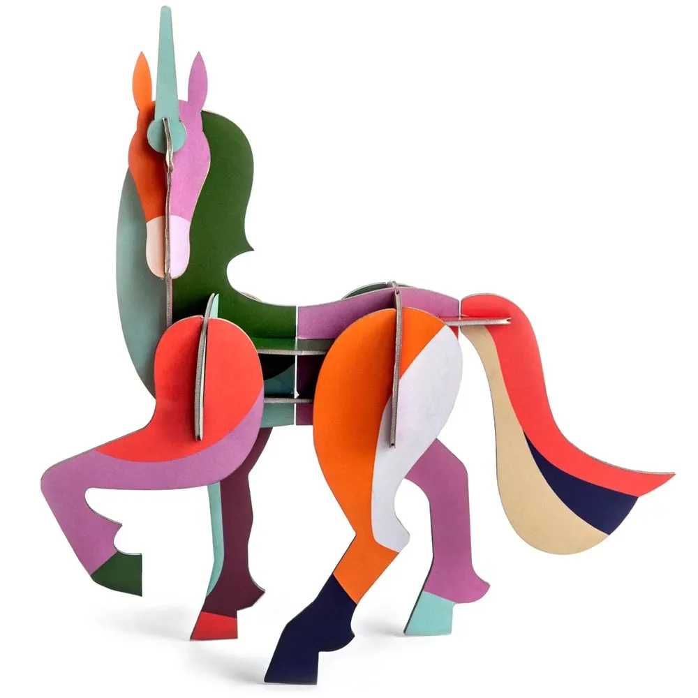 studio ROOF 3D licorne carton