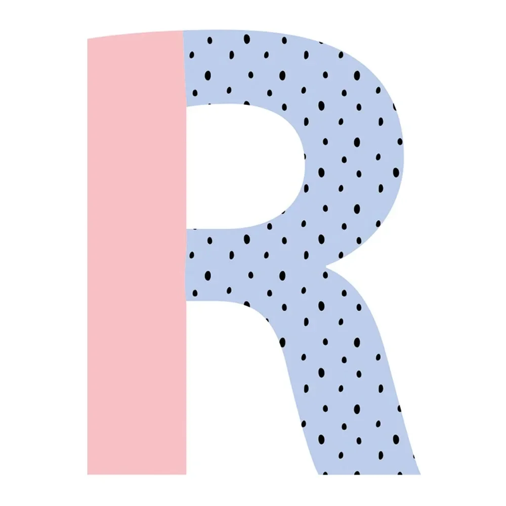 "Lilipinso stickers muraux Happy lettre R image"