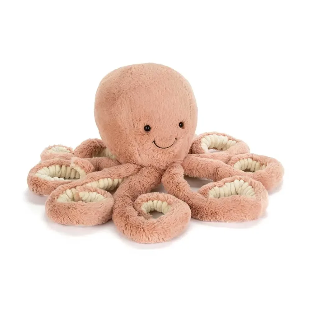 "Jellycat Doudou pieuvre Odell moyen image"