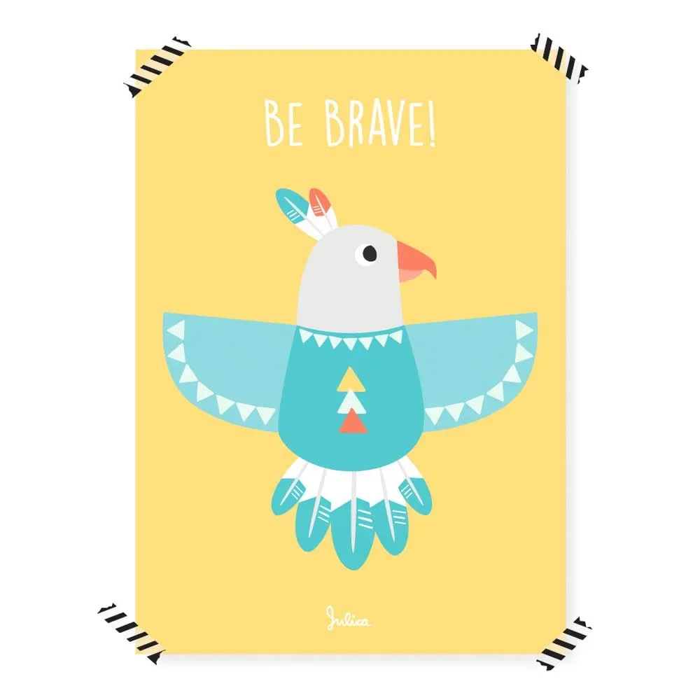 "Julica Tipikids Enfants Mini Poster Aigle image"