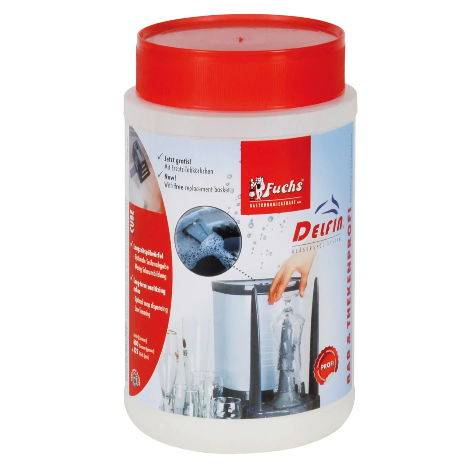 "Tablettes lave-vaisselle, Pastilles de nettoyage pour lave-verre Delfin TS image"