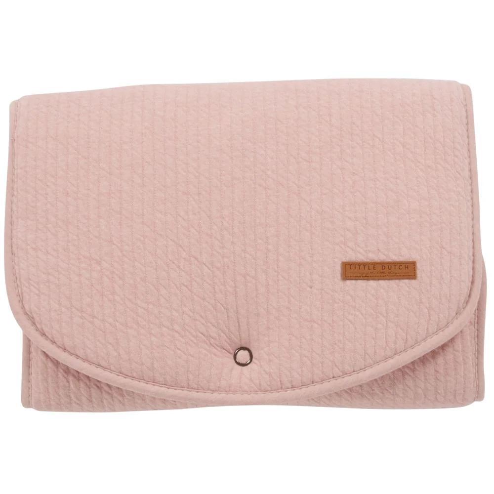 "Little Dutch matelas à langer, uni rose "Pure Pink" image"