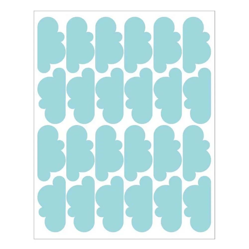 tresxics stickers muraux nuages bleu