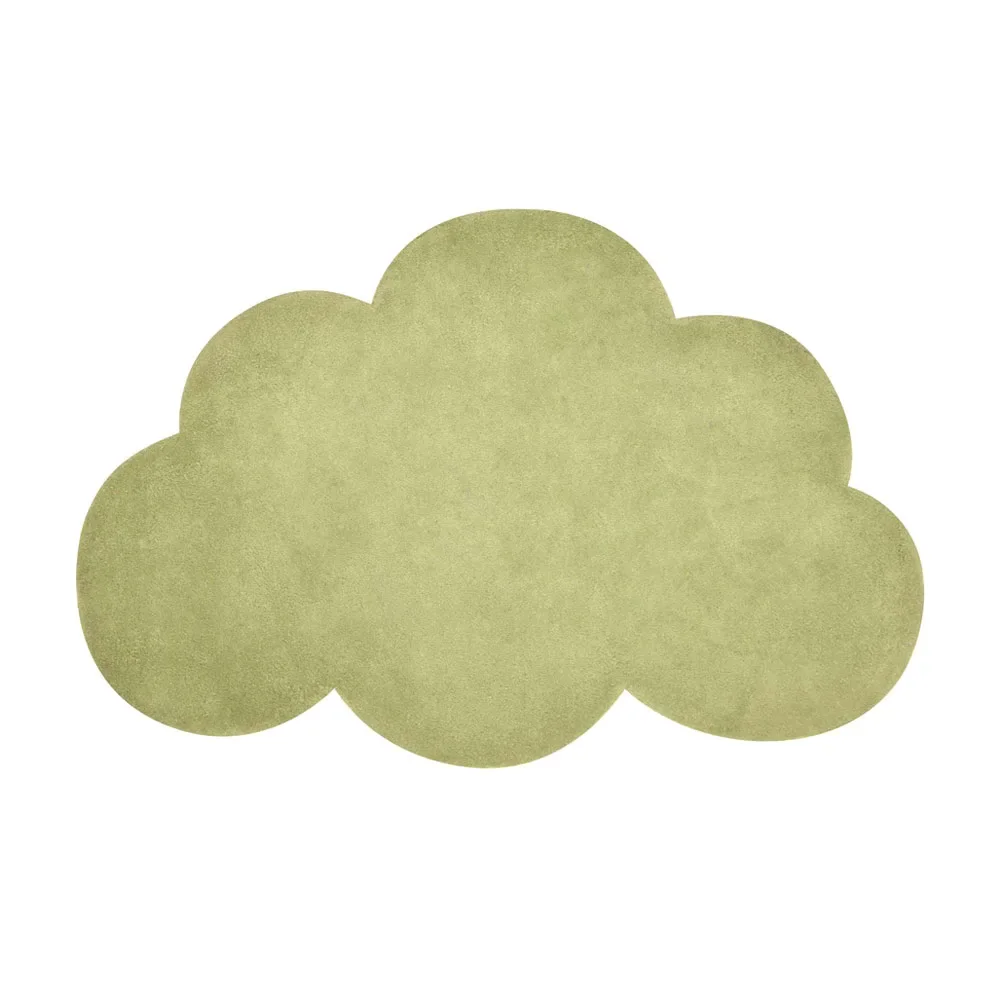 "Lilipinso Tapis Nuage vert palmier image"