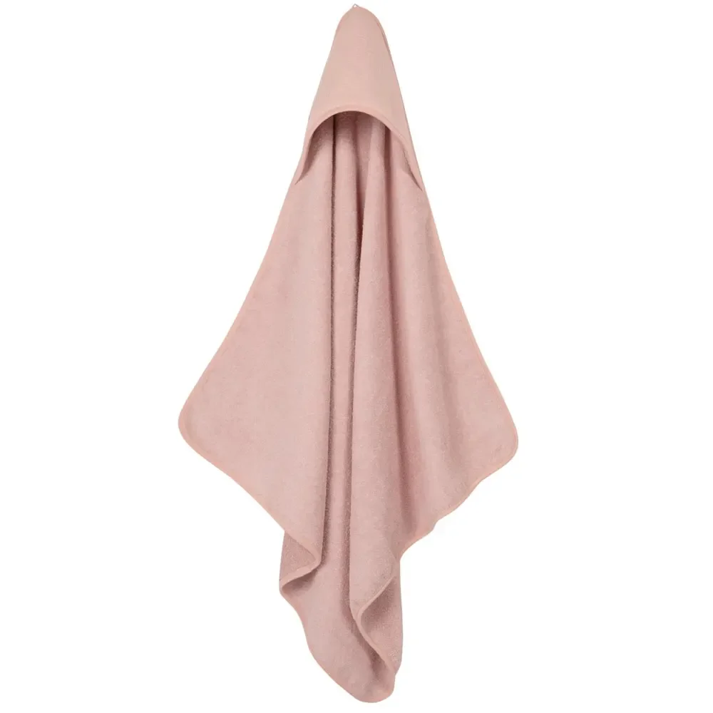 "Serviette à capuche Little Dutch rose uni "Pure Pink image"
