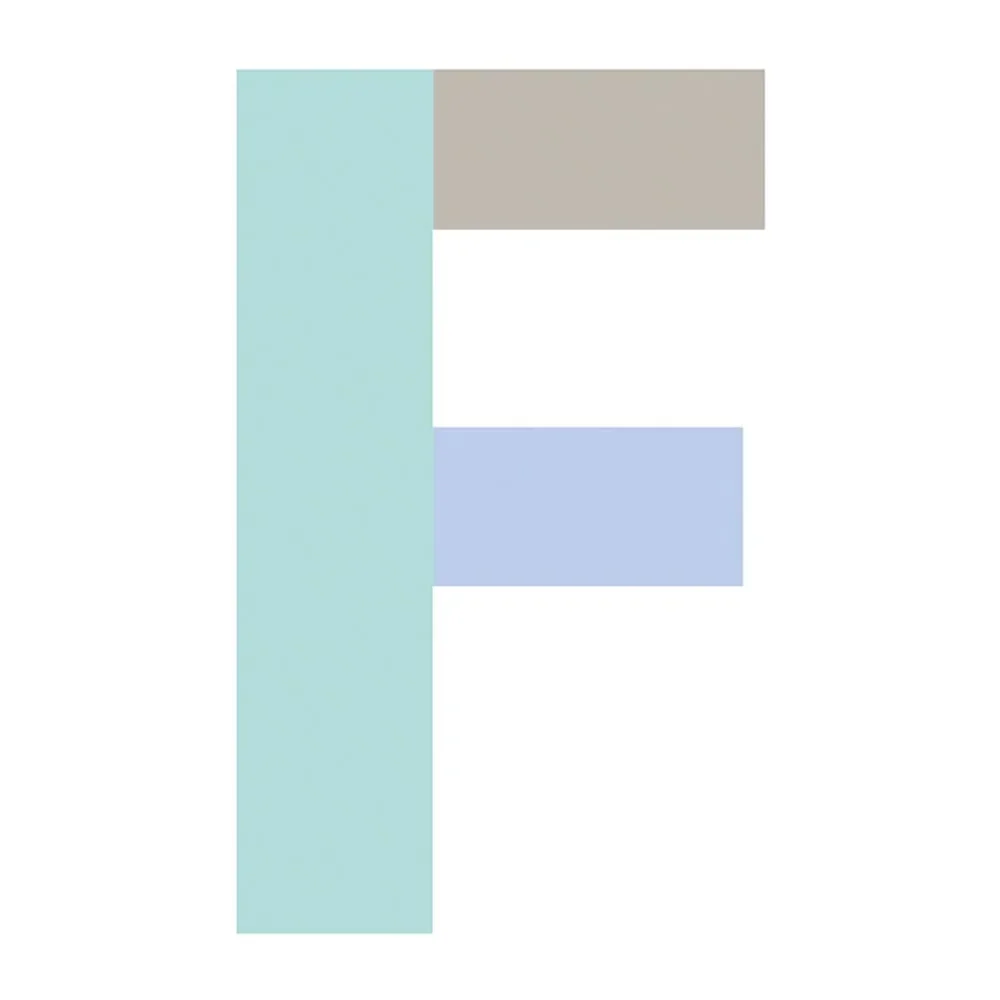 "Lilipinso stickers muraux Happy lettre F image"