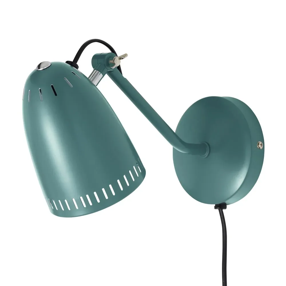 "Superliving Lampe murale métal "Dynamo" mat menthe foncé image"