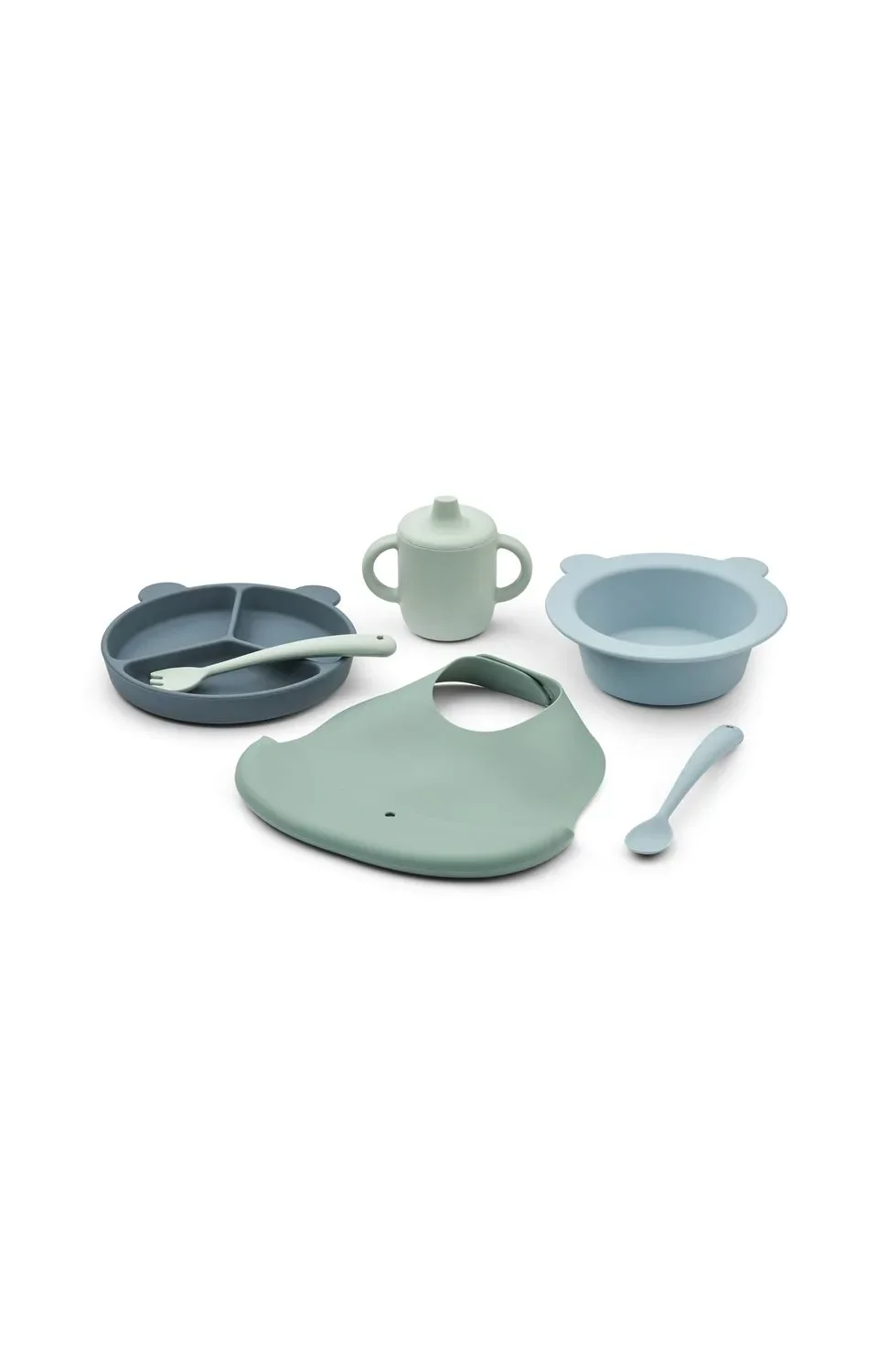 "Liewood Service d'alimentation pour bébé, service de table pour enfants - Stina, Couleur: Multi mélange poussiére image"