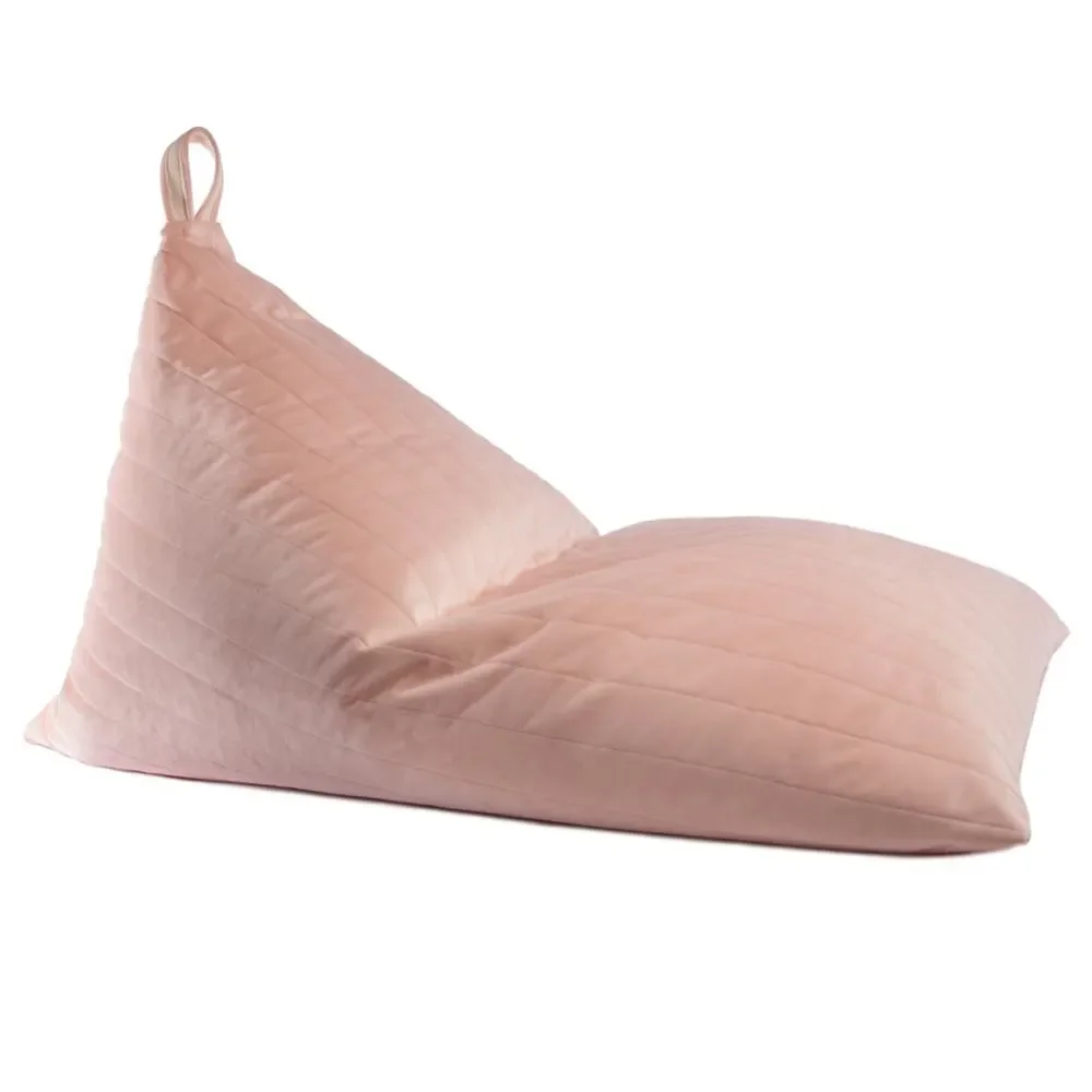 "Nobodinoz Bean bag "Essaouira" Savanna velours rose image"
