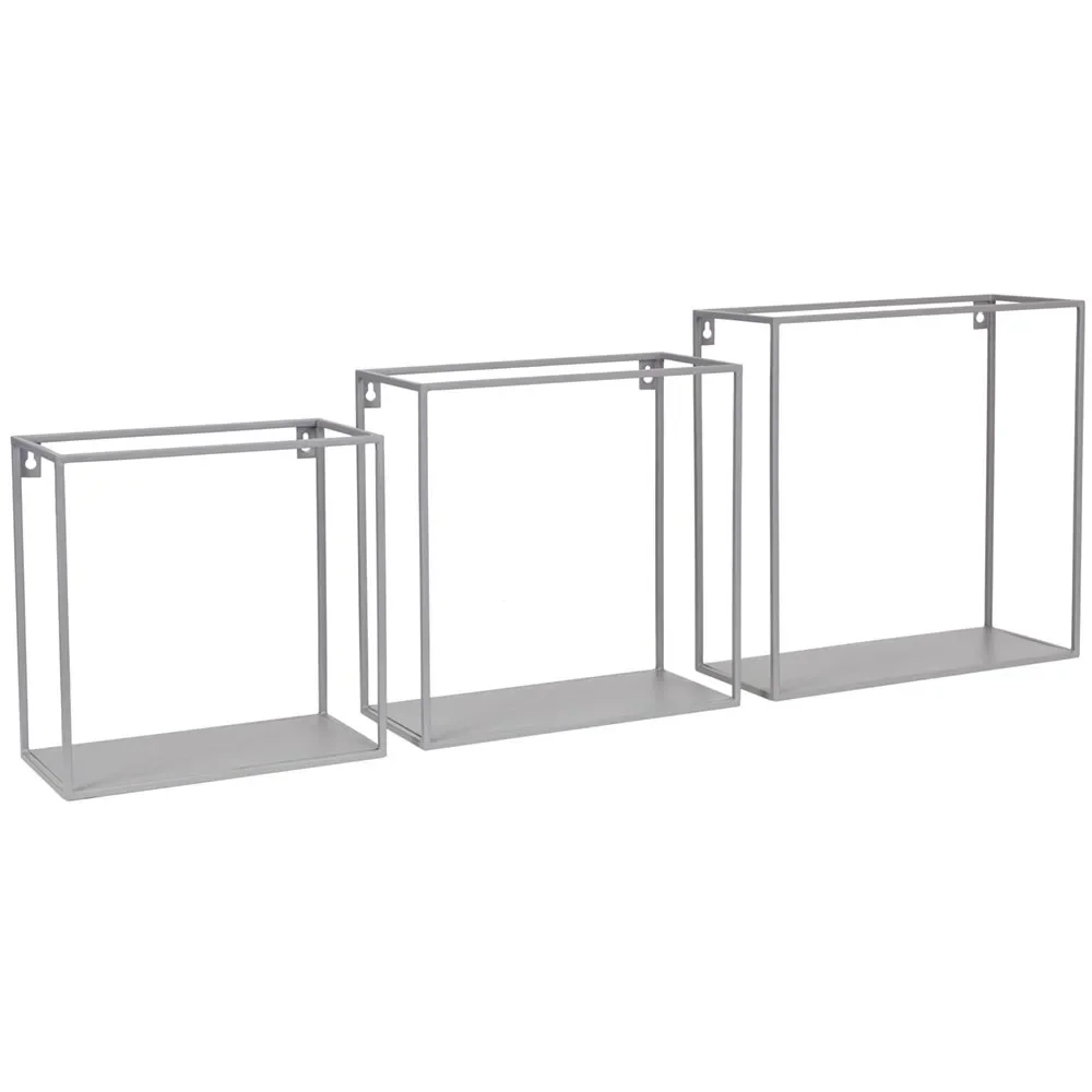 "Kidsdepot Étagère murale métal gris image"
