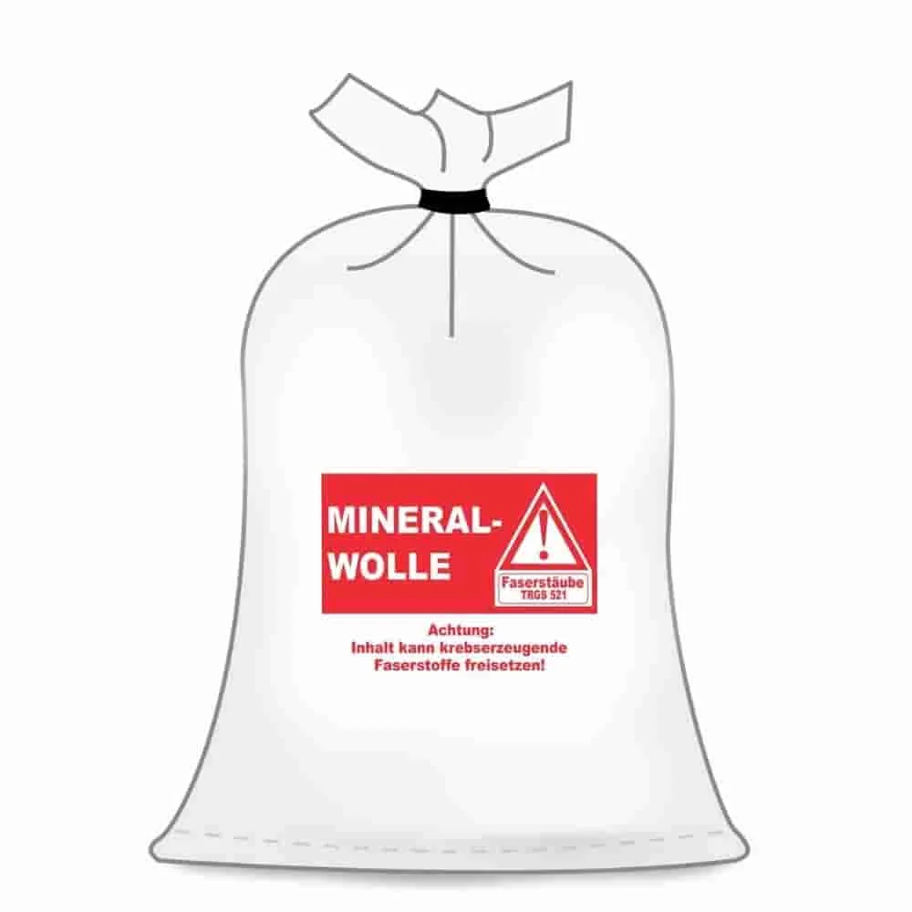 "Sac amiante 10 pièces, sac déchets amiante, 140 x 220 cm image"