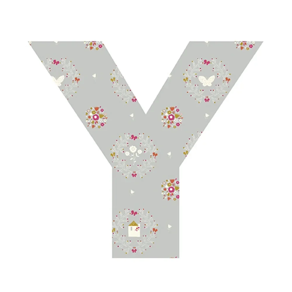 Lilipinso Sticker lettre fleurie Y