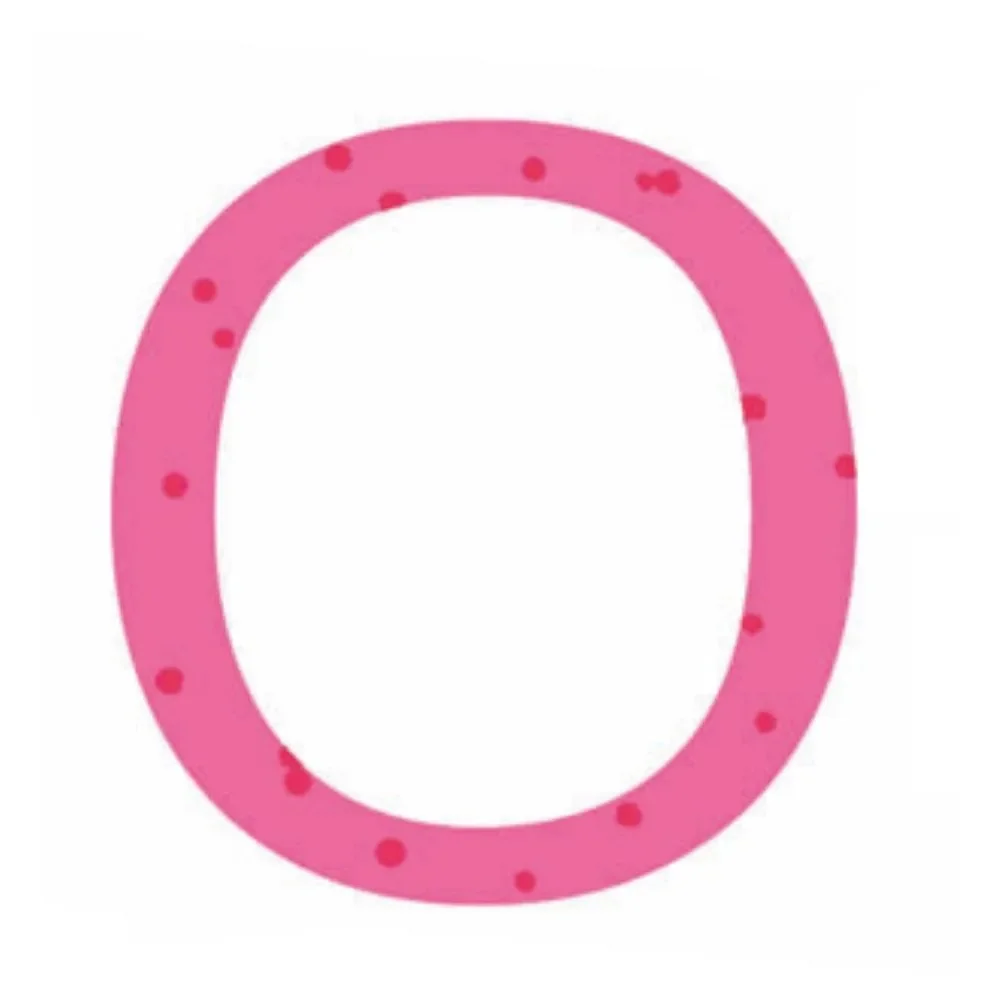 "Lilipinso Stickers rose lettre o image"