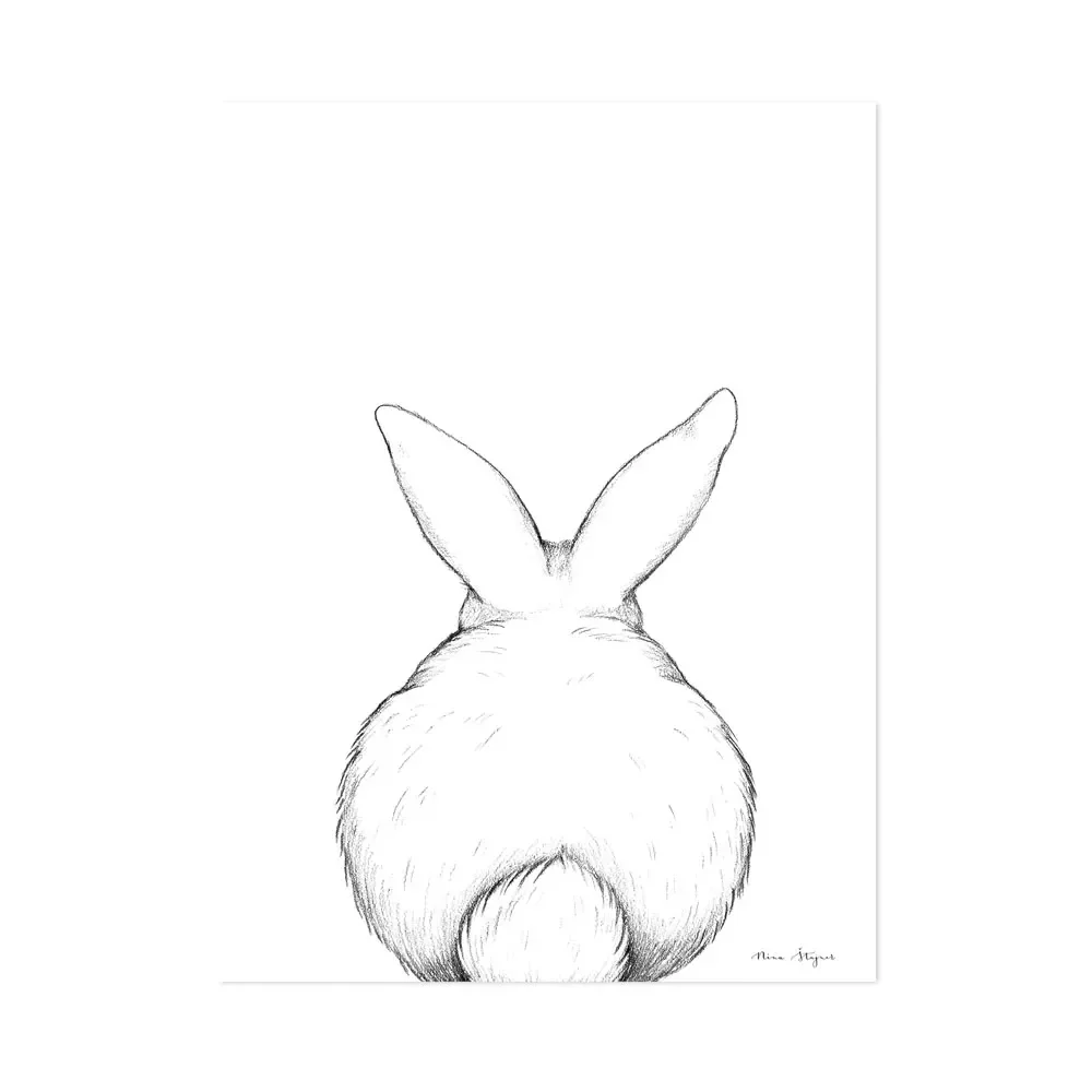 "Lilipinso Poster Lapin de dos image"