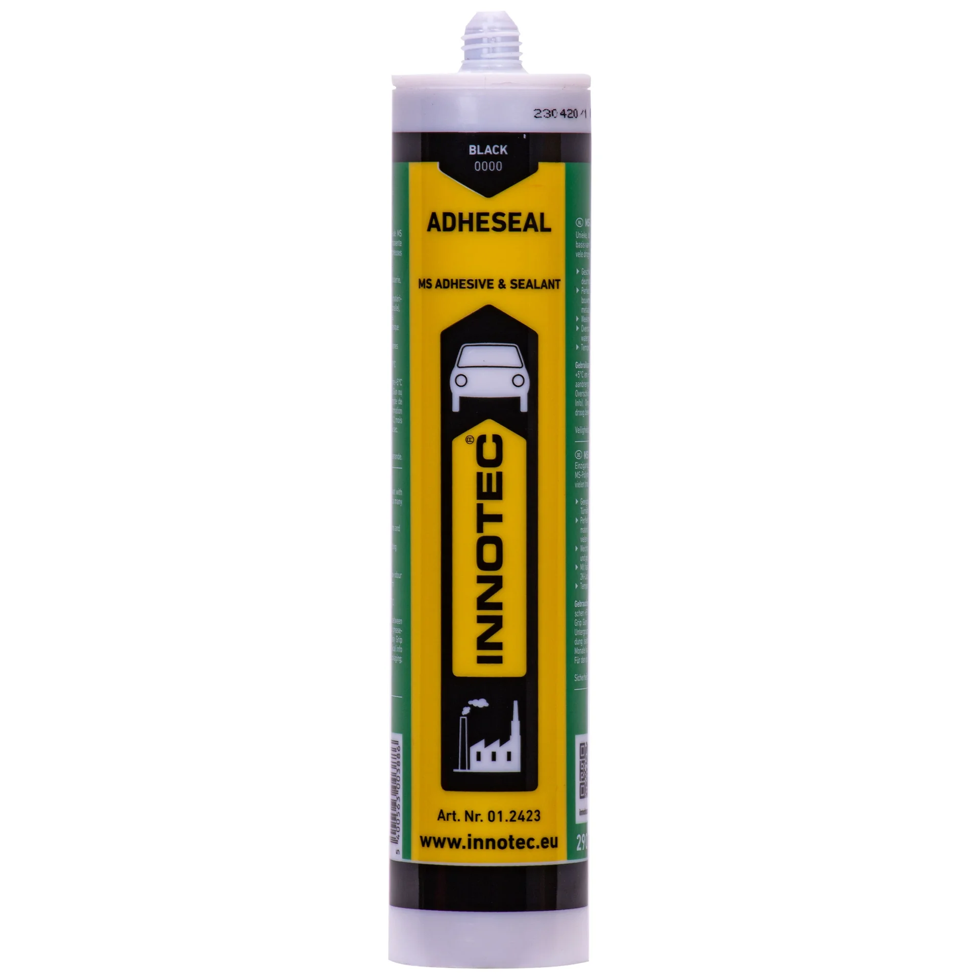 "Colle bâche bassin, colle étanche bassin, Innotec, 290 ml noir, mastic colle image"