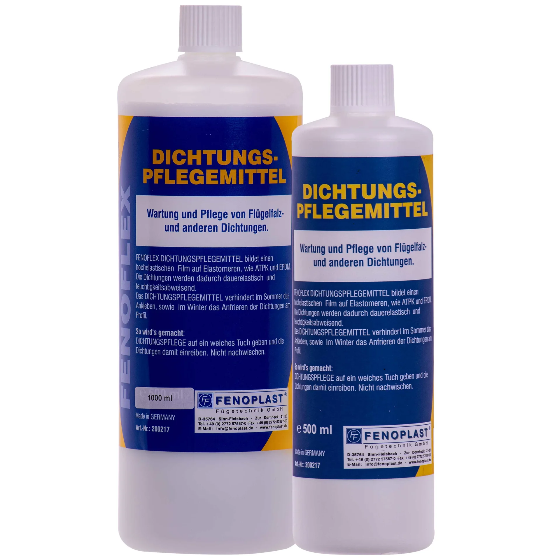 "Entretien joints caoutchouc, soin joints, protection joints fenêtres, FENOPLAST Fenoflex image"
