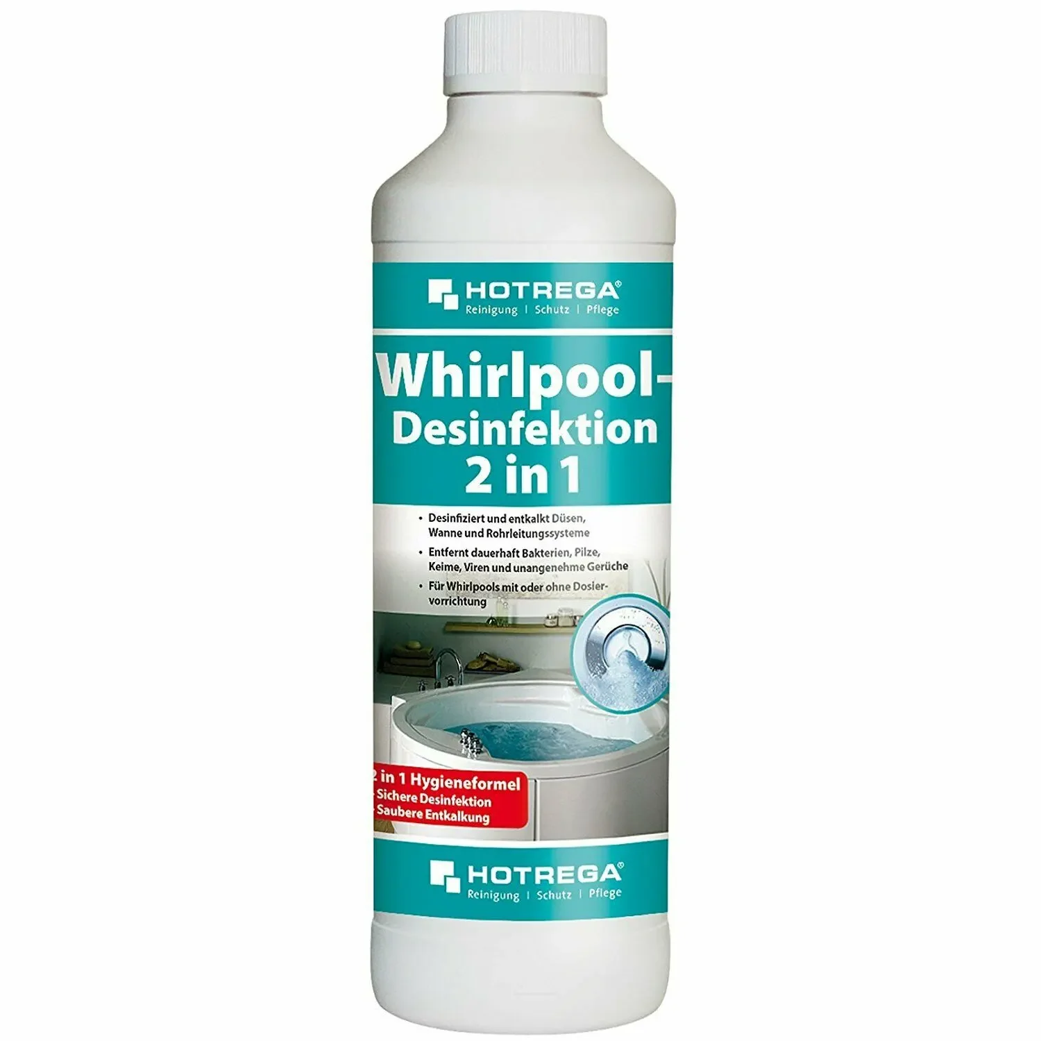 "Désinfectant spa, désinfection 2 en 1, concentré 500 ml, entretien spa image"