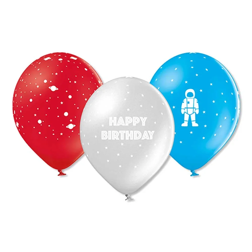 "Ava & Yves Ballons espace caoutchouc naturel image"
