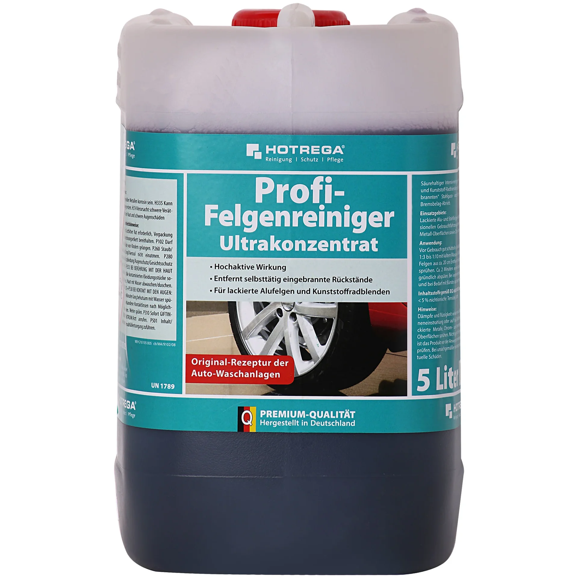 "Nettoyant jantes professionnel 5 Litres, concentré, puissant, produit nettoyage jantes image"