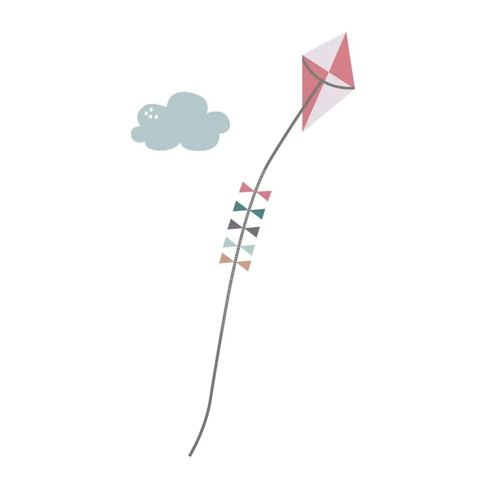 "Sebra stickers muraux Règle à mesurer Dragon en papier rose image"