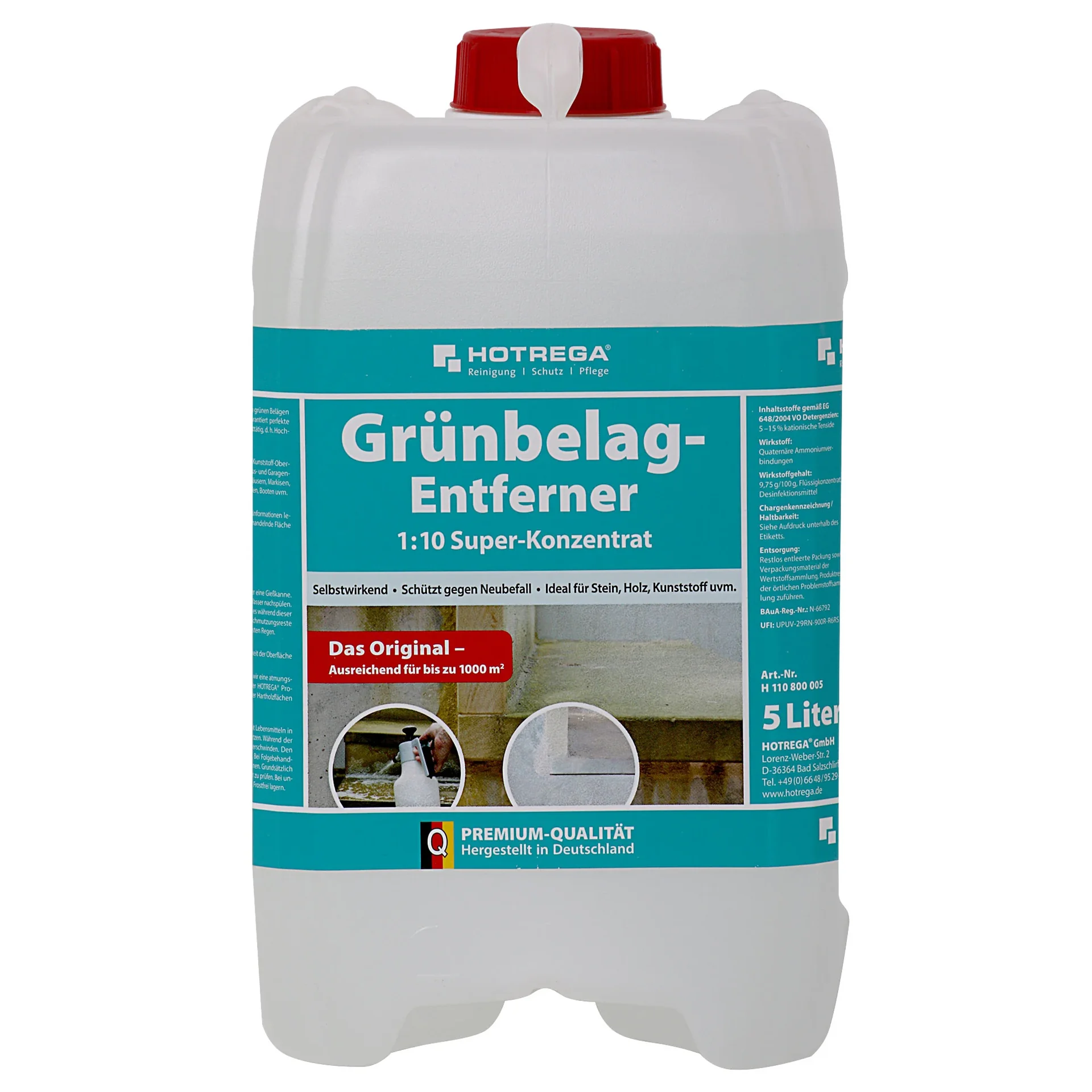 "Anti depot vert concentré 5 litres, super concentré 1:10, multi surface image"