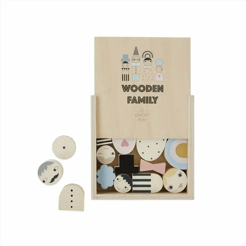 "OyOy Wooden Family blocs de construction image"
