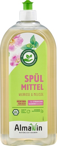 "Liquide vaisselle Wildrose Melisse 1 litre, nettoyant vaisselle, rose sauvage image"