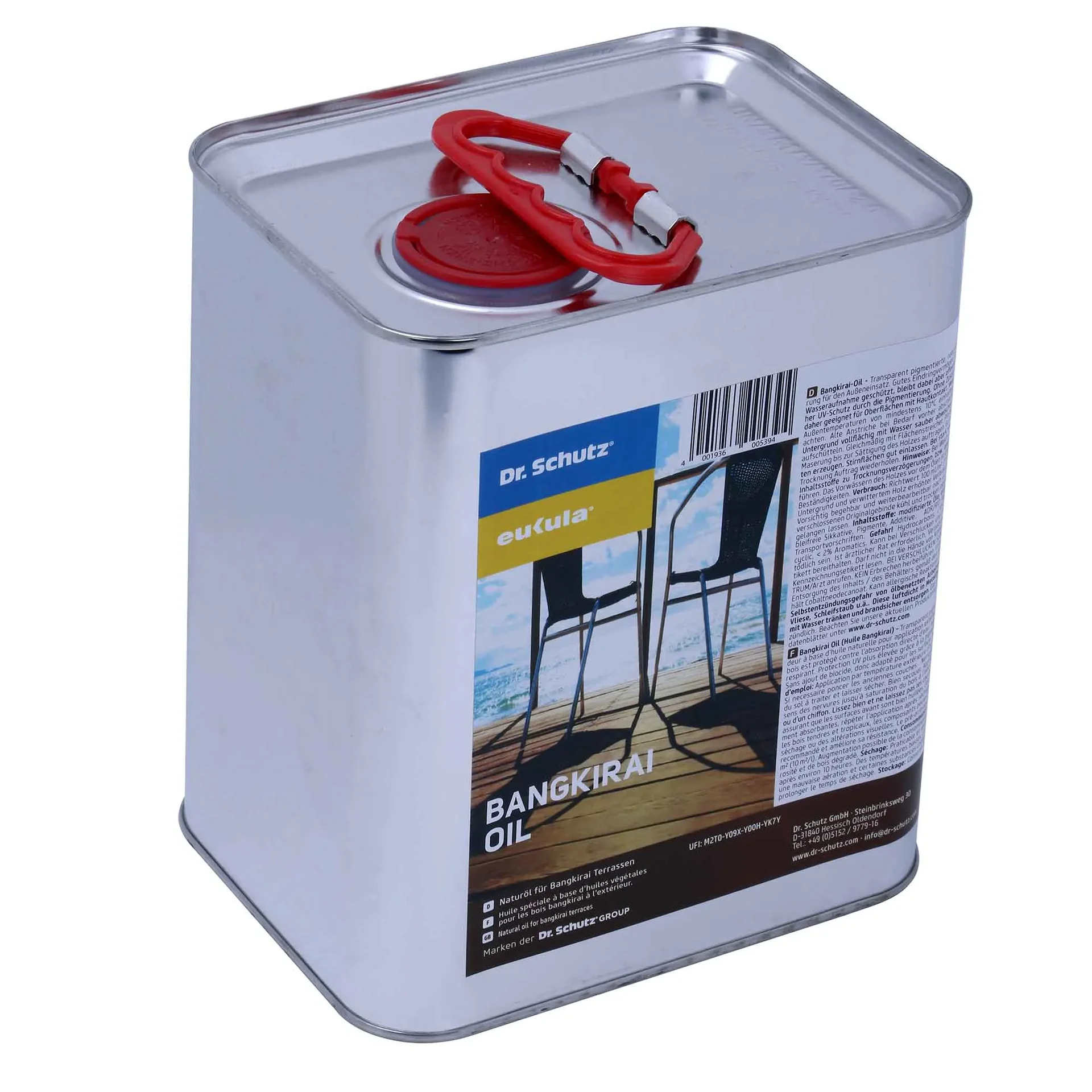 "Huile bangkirai 2,5 Liter, huile terrasse bois exotique, protection bois exotique image"