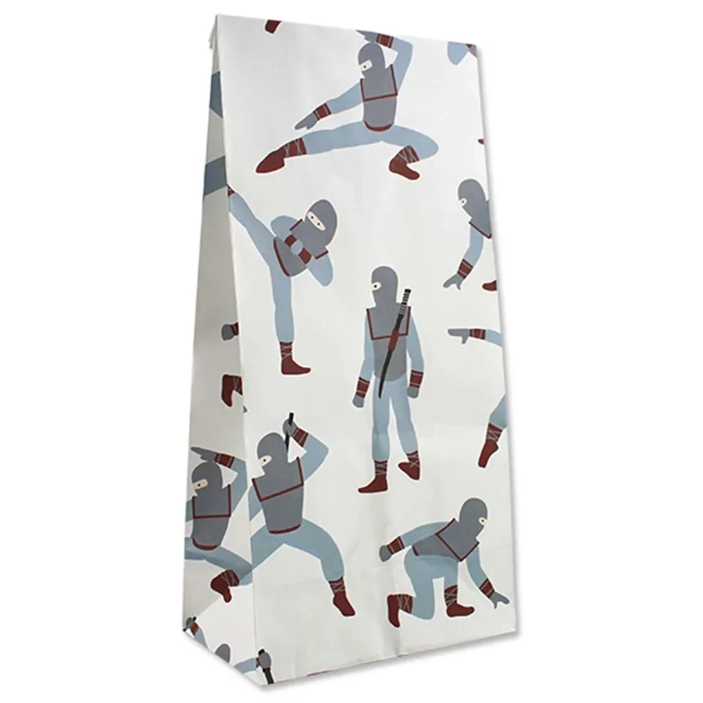 "Ava & Yves Cadeau Sacs en papier Ninjas image"