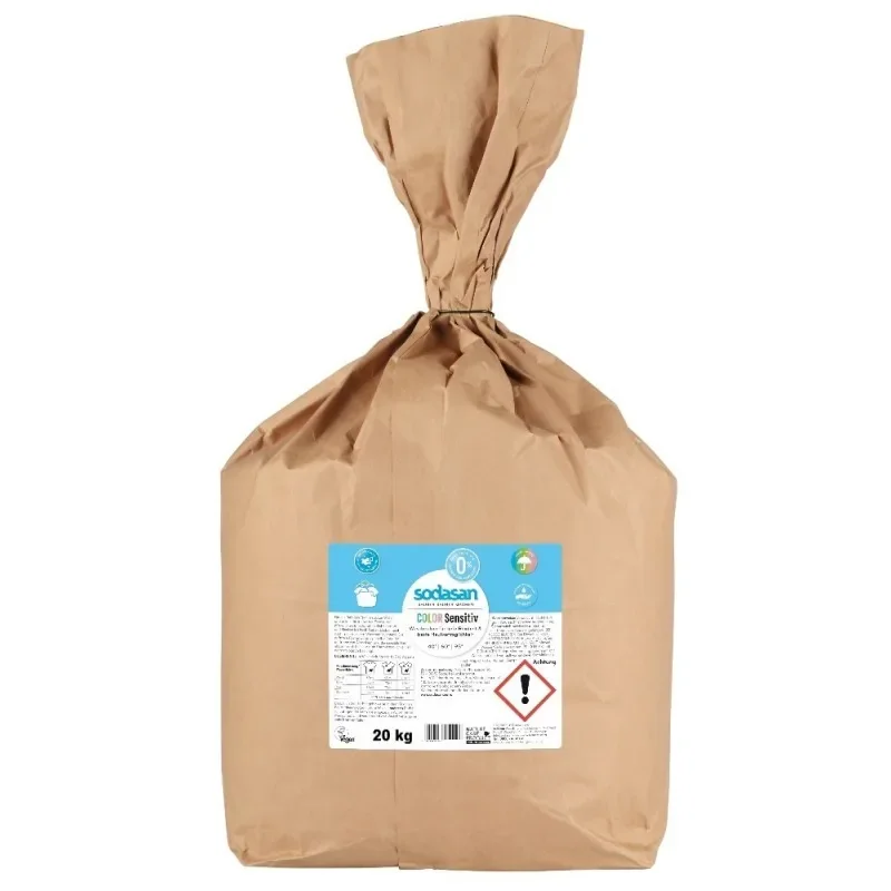 "Lessive couleur sensitive 20 kg, lessive écologique couleur, lessive hypoallergénique couleur image"