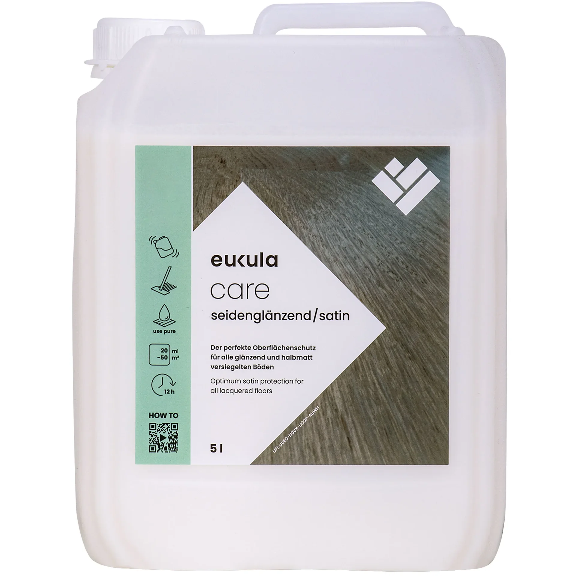 "Entretien parquet vitrifié, nettoyant parquet, 5 Liter, polish parquet, raviveur parquet image"